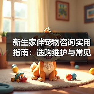 新生家伴宠物咨询实用指南:选购维护与常见问题解析(图3) 新生家伴宠物咨询实用指南:选购维护与常见问题解析(图3)