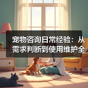 宠物咨询日常经验:从需求判断到使用维护全攻略(图4) 宠物咨询日常经验:从需求判断到使用维护全攻略(图4)