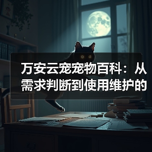 万安云宠宠物百科:从需求判断到使用维护的日常经验(图2) 万安云宠宠物百科:从需求判断到使用维护的日常经验(图2)