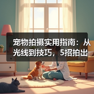宠物拍摄实用指南:从光线到技巧,5招拍出萌宠大片(图1) 宠物拍摄实用指南:从光线到技巧,5招拍出萌宠大片(图1)