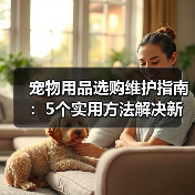 宠物用品选购维护指南:5个实用方法解决新手养宠难题(图2) 宠物用品选购维护指南:5个实用方法解决新手养宠难题(图2)