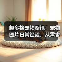 趣多格宠物资讯：宠物图片日常经验，从需求判断到使用维护指南（图3）