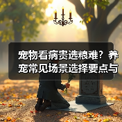 宠物看病贵选粮难?养宠常见场景选择要点与注意事项(图2) 宠物看病贵选粮难?养宠常见场景选择要点与注意事项(图2)