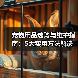 宠物用品选购与维护指南：5大实用方法解决常见难题（图3）