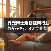 养宠博士宠物健康行业趋势分析:3大变化与实用建议(图1) 养宠博士宠物健康行业趋势分析:3大变化与实用建议(图1)