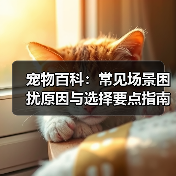 宠物百科:常见场景困扰原因与选择要点指南(图4) 宠物百科:常见场景困扰原因与选择要点指南(图4)