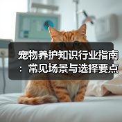 宠物养护知识行业指南:常见场景与选择要点解析(图1) 宠物养护知识行业指南:常见场景与选择要点解析(图1)