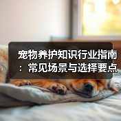 宠物养护知识行业指南:常见场景与选择要点解析(图4) 宠物养护知识行业指南:常见场景与选择要点解析(图4)