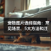 宠物图片选择指南:常见场景、5大方法和注意事项(图2) 宠物图片选择指南:常见场景、5大方法和注意事项(图2)