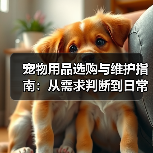 宠物用品选购与维护指南：从需求判断到日常保养（图2）