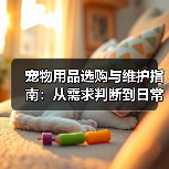 宠物用品选购与维护指南：从需求判断到日常保养（图4）
