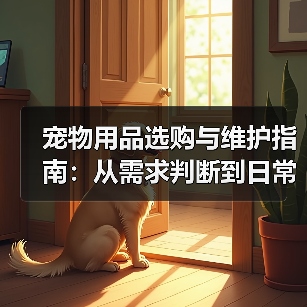 宠物用品选购与维护指南：从需求判断到日常保养（图3）