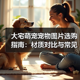 大宅萌宠宠物图片选购指南：材质对比与常见问题解析（图1）