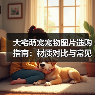 大宅萌宠宠物图片选购指南：材质对比与常见问题解析（图4）