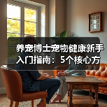 养宠博士宠物健康新手入门指南:5个核心方法避坑(图4) 养宠博士宠物健康新手入门指南:5个核心方法避坑(图4)