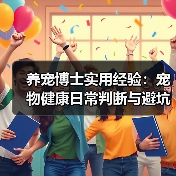 养宠博士实用经验:宠物健康日常判断与避坑全攻略(图1) 养宠博士实用经验:宠物健康日常判断与避坑全攻略(图1)