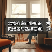宠物咨询行业知识:常见场景与选择要点,2026年必读(图2) 宠物咨询行业知识:常见场景与选择要点,2026年必读(图2)