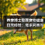 养宠博士整理宠物健康日常经验:需求判断与避坑指南(图3) 养宠博士整理宠物健康日常经验:需求判断与避坑指南(图3)