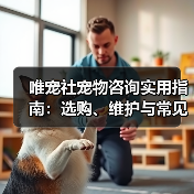 唯宠社宠物咨询实用指南:选购、维护与常见问题解析2026(图1) 唯宠社宠物咨询实用指南:选购、维护与常见问题解析2026(图1)