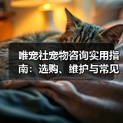 唯宠社宠物咨询实用指南:选购、维护与常见问题解析2026(图4) 唯宠社宠物咨询实用指南:选购、维护与常见问题解析2026(图4)
