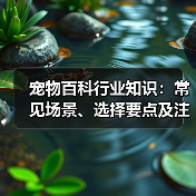 宠物百科行业知识:常见场景、选择要点及注意事项(图2) 宠物百科行业知识:常见场景、选择要点及注意事项(图2)