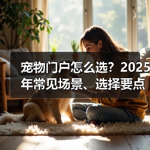 宠物门户怎么选?2025年常见场景、选择要点与注意事项(图1) 宠物门户怎么选?2025年常见场景、选择要点与注意事项(图1)
