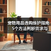 宠物用品选购维护指南:5个方法判断需求与延长使用寿命(图3) 宠物用品选购维护指南:5个方法判断需求与延长使用寿命(图3)