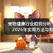 宠物健康行业趋势分析:2026年实用方法与服务建议(图1) 宠物健康行业趋势分析:2026年实用方法与服务建议(图1)