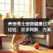 养宠博士宠物健康日常经验:需求判断、方案选择和避坑指南(图3) 养宠博士宠物健康日常经验:需求判断、方案选择和避坑指南(图3)