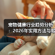 宠物健康行业趋势分析:2026年实用方法与服务建议(图4) 宠物健康行业趋势分析:2026年实用方法与服务建议(图4)