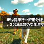 宠物健康行业应用分析:2026年趋势变化与实用方法(图1) 宠物健康行业应用分析:2026年趋势变化与实用方法(图1)