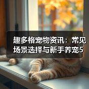 趣多格宠物资讯:常见场景选择与新手养宠5大注意事项(图3) 趣多格宠物资讯:常见场景选择与新手养宠5大注意事项(图3)