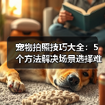 宠物拍照技巧大全:5个方法解决场景选择难题(图1) 宠物拍照技巧大全:5个方法解决场景选择难题(图1)