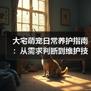 大宅萌宠日常养护指南:从需求判断到维护技巧 大宅萌宠日常养护指南:从需求判断到维护技巧