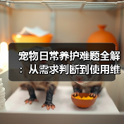 宠物日常养护难题全解:从需求判断到使用维护的实用经验(图4) 宠物日常养护难题全解:从需求判断到使用维护的实用经验(图4)