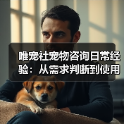 唯宠社宠物咨询日常经验:从需求判断到使用维护全攻略(图1) 唯宠社宠物咨询日常经验:从需求判断到使用维护全攻略(图1)