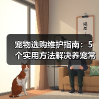 宠物选购维护指南:5个实用方法解决养宠常见问题(图1) 宠物选购维护指南:5个实用方法解决养宠常见问题(图1)