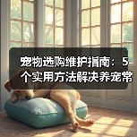 宠物选购维护指南:5个实用方法解决养宠常见问题(图4) 宠物选购维护指南:5个实用方法解决养宠常见问题(图4)