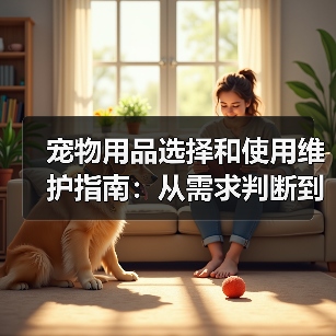 宠物用品选择和使用维护指南:从需求判断到保养全攻略(图4) 宠物用品选择和使用维护指南:从需求判断到保养全攻略(图4)