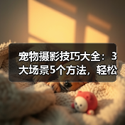 宠物摄影技巧大全：3大场景5个方法，轻松拍出萌宠大片（图4）