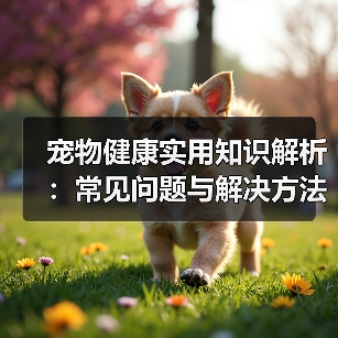 宠物健康实用知识解析:常见问题与解决方法全攻略(图2) 宠物健康实用知识解析:常见问题与解决方法全攻略(图2)