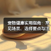 宠物健康实用指南:常见场景、选择要点与注意事项(图3) 宠物健康实用指南:常见场景、选择要点与注意事项(图3)