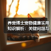 养宠博士宠物健康实用知识解析:关键问题与处理方法(图4) 养宠博士宠物健康实用知识解析:关键问题与处理方法(图4)