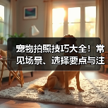 宠物拍照技巧大全!常见场景、选择要点与注意事项(图4) 宠物拍照技巧大全!常见场景、选择要点与注意事项(图4)