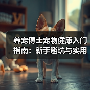 养宠博士宠物健康入门指南:新手避坑与实用解决方案(图1) 养宠博士宠物健康入门指南:新手避坑与实用解决方案(图1)