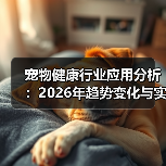宠物健康行业应用分析:2026年趋势变化与实用方法(图1) 宠物健康行业应用分析:2026年趋势变化与实用方法(图1)
